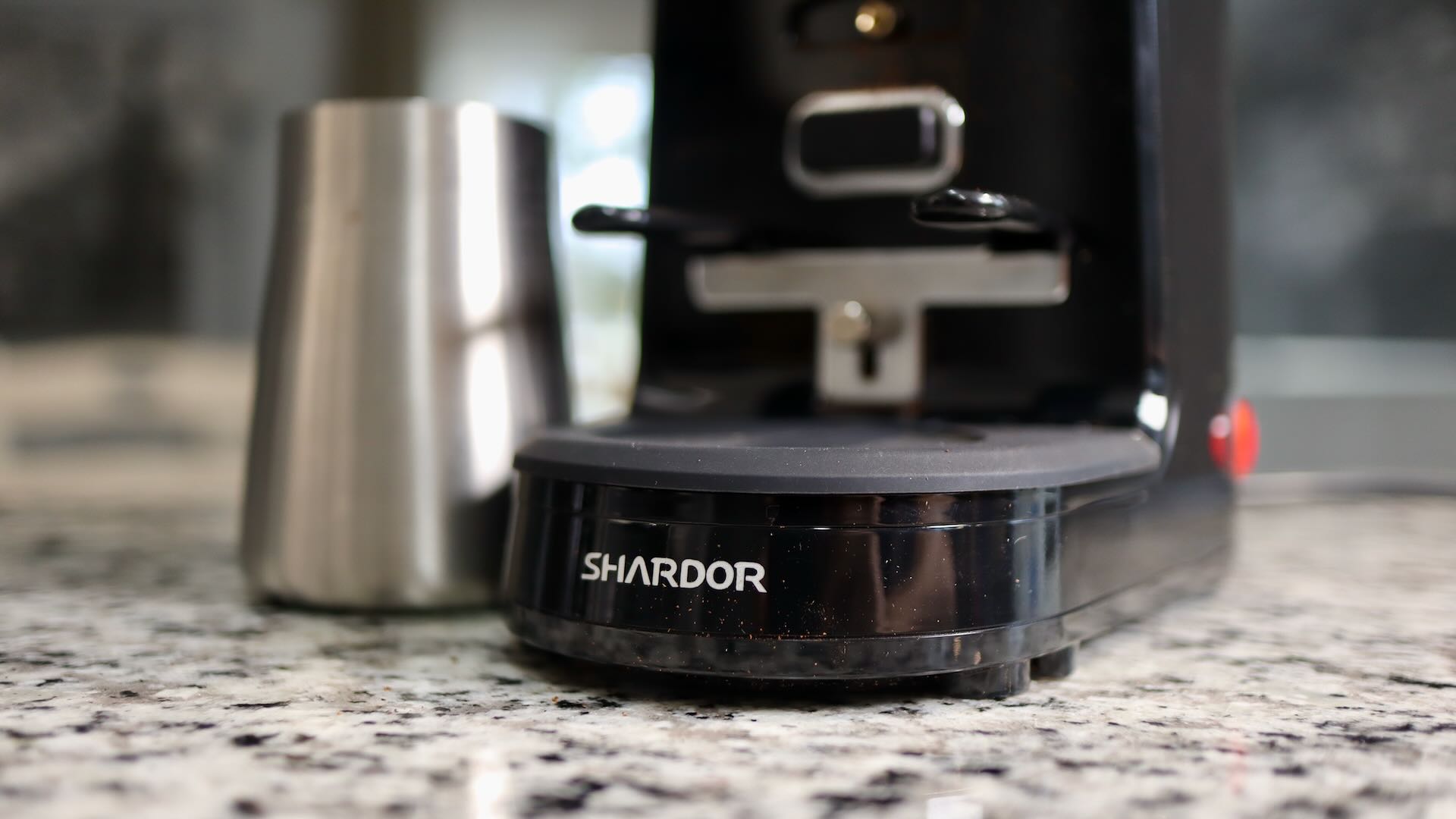 Shardor 64mm Grinder portafilter holder and actuation button