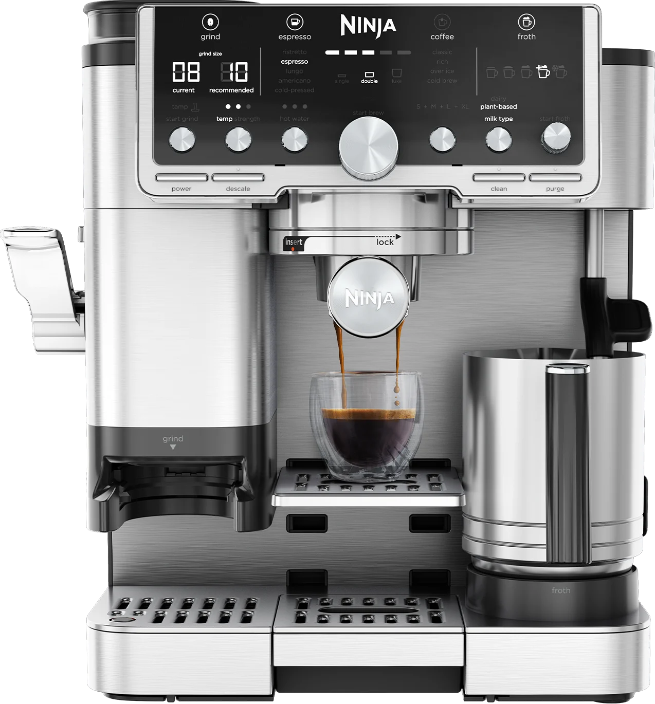 Ninja ES701 espresso machine with tamper
