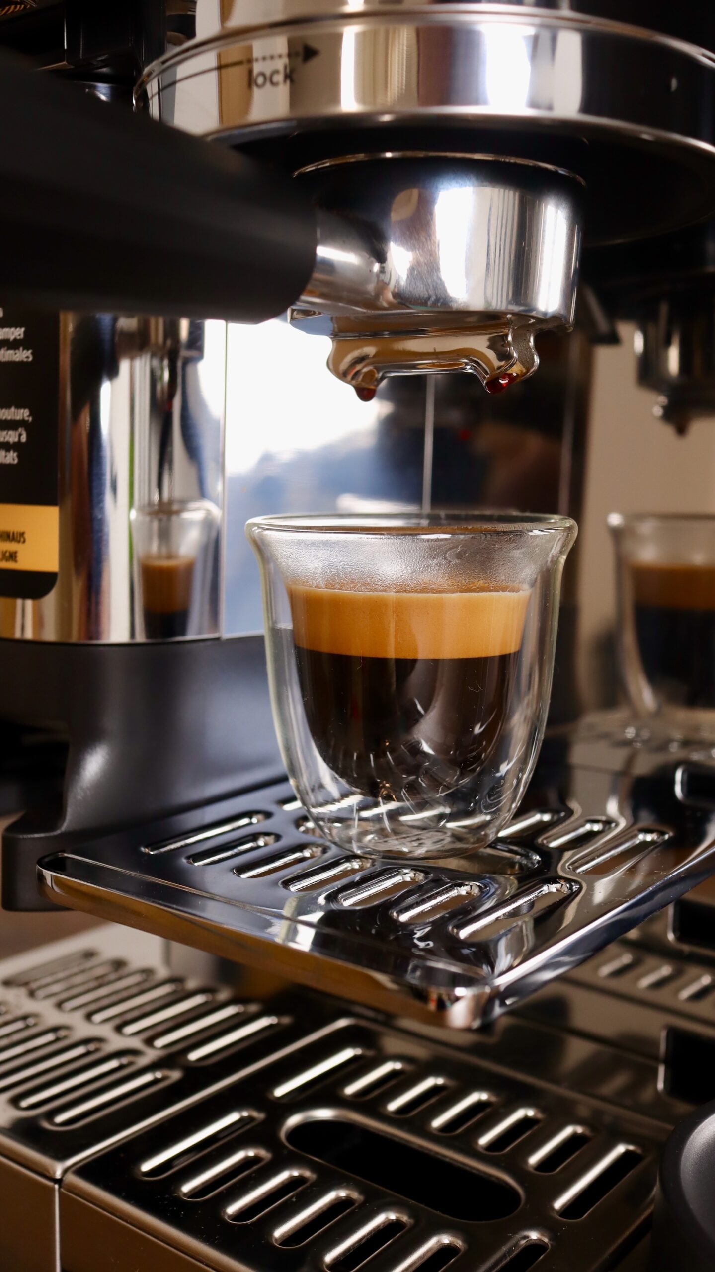 Espresso made with the Ninja Luxe Cafe Pro ES701