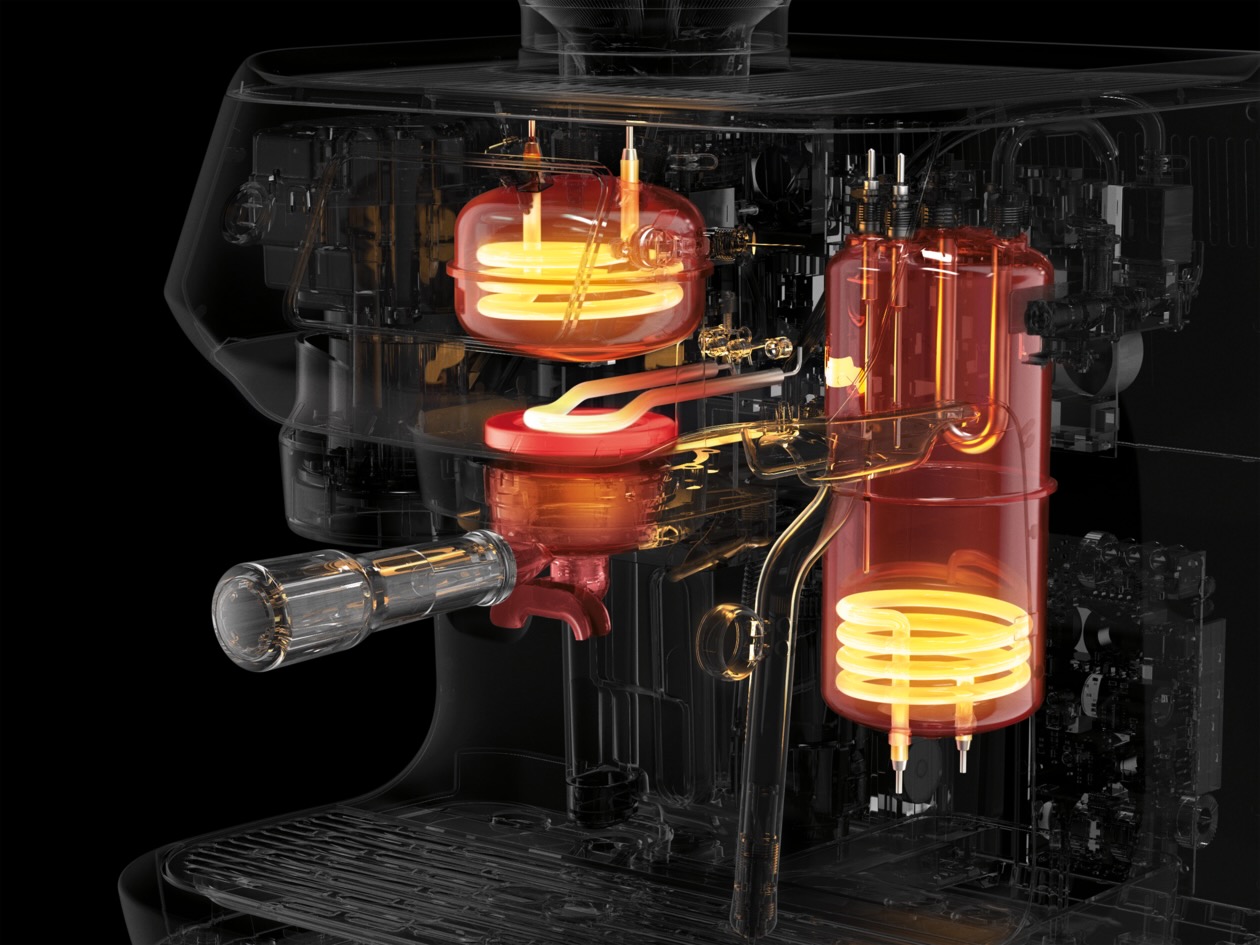 Heaters on the Breville Oracle Dual boiler