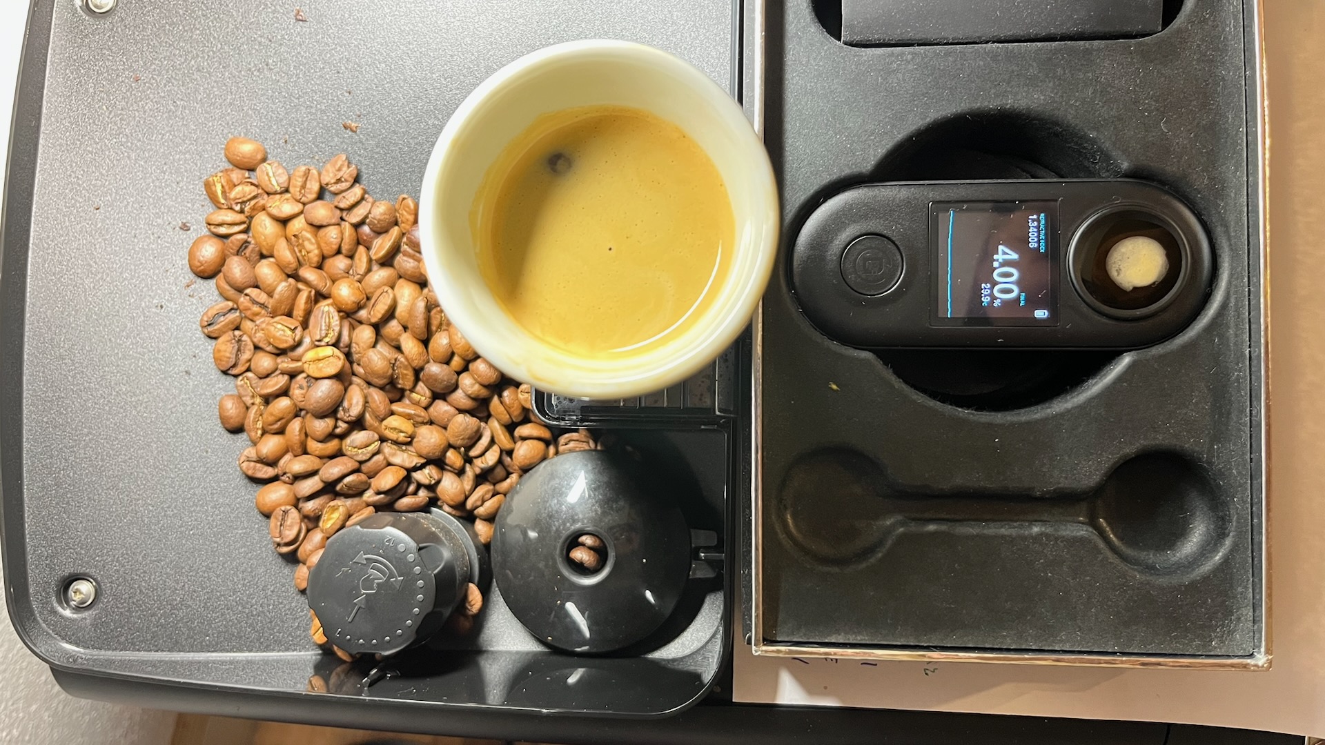 Low 4% TDS of extraction on the Philips