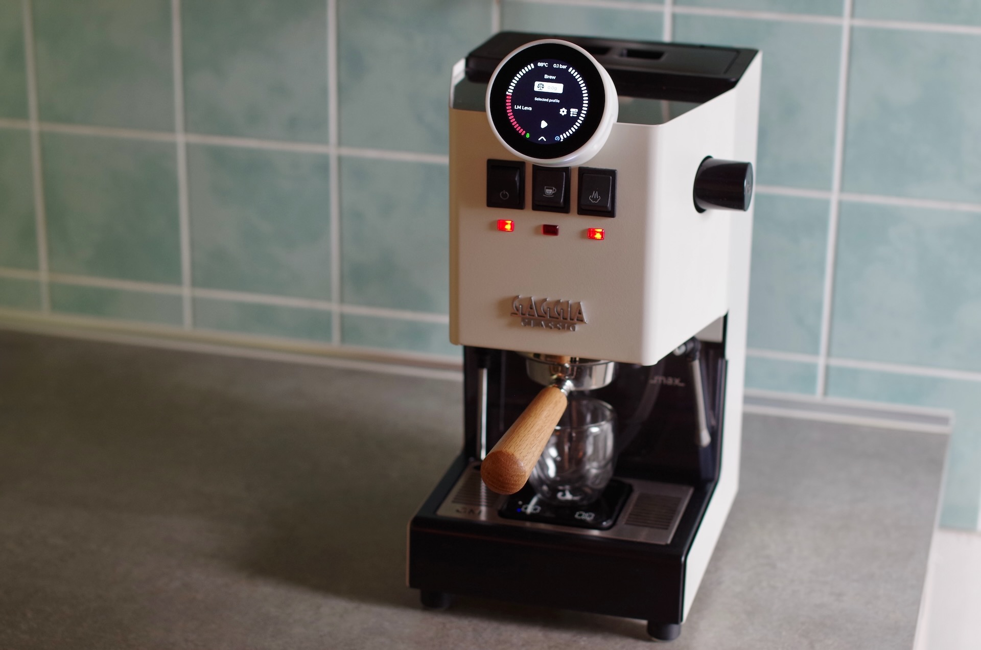 Gaggiamate installed on a Gaggia Classic Pro