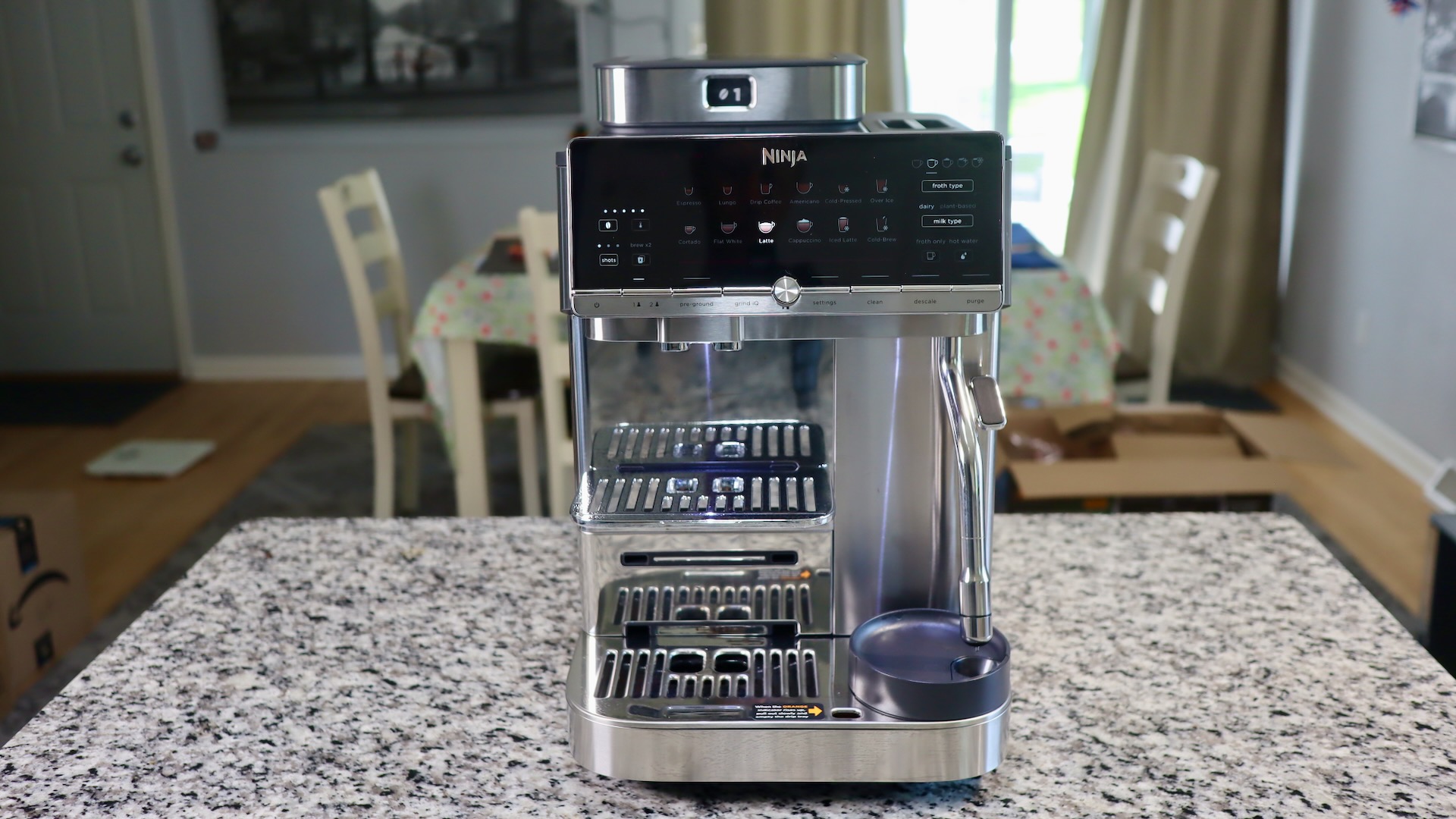 Front of the Ninja AutoBarista Pro